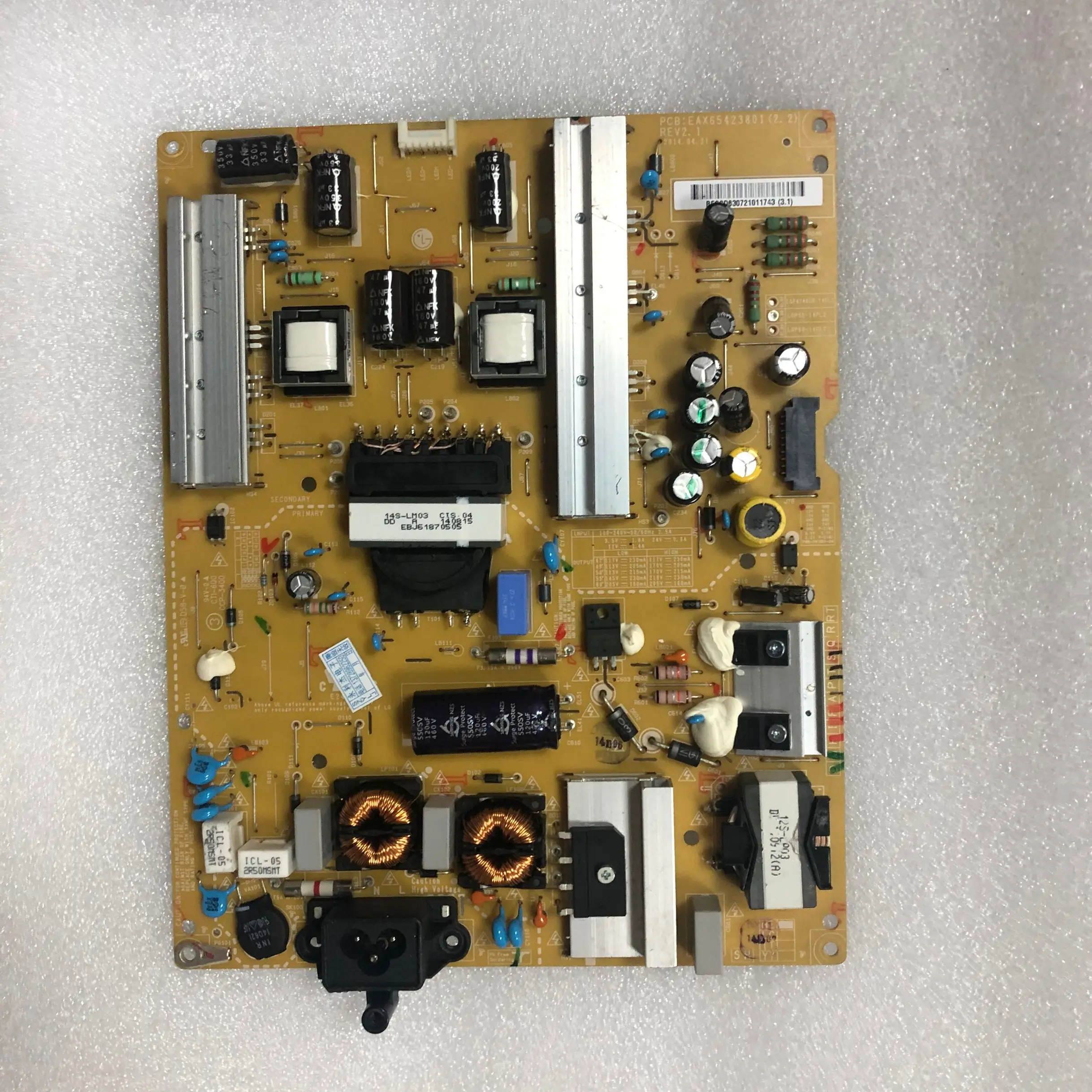 Test For 55gb6310-cc 55gb6580-cg Placa de Potência Eax65423801 Lgp5514pl2 100% Painéis e LCDs p/ tablet