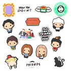 Лидер продаж, 1 шт., jibz, персонажи американской драмы, подвески для обуви из ПВХ, аксессуары для обуви сделай сам, подходят для кроксов, сандалий, пряжки, украшения, унисекс, подарки