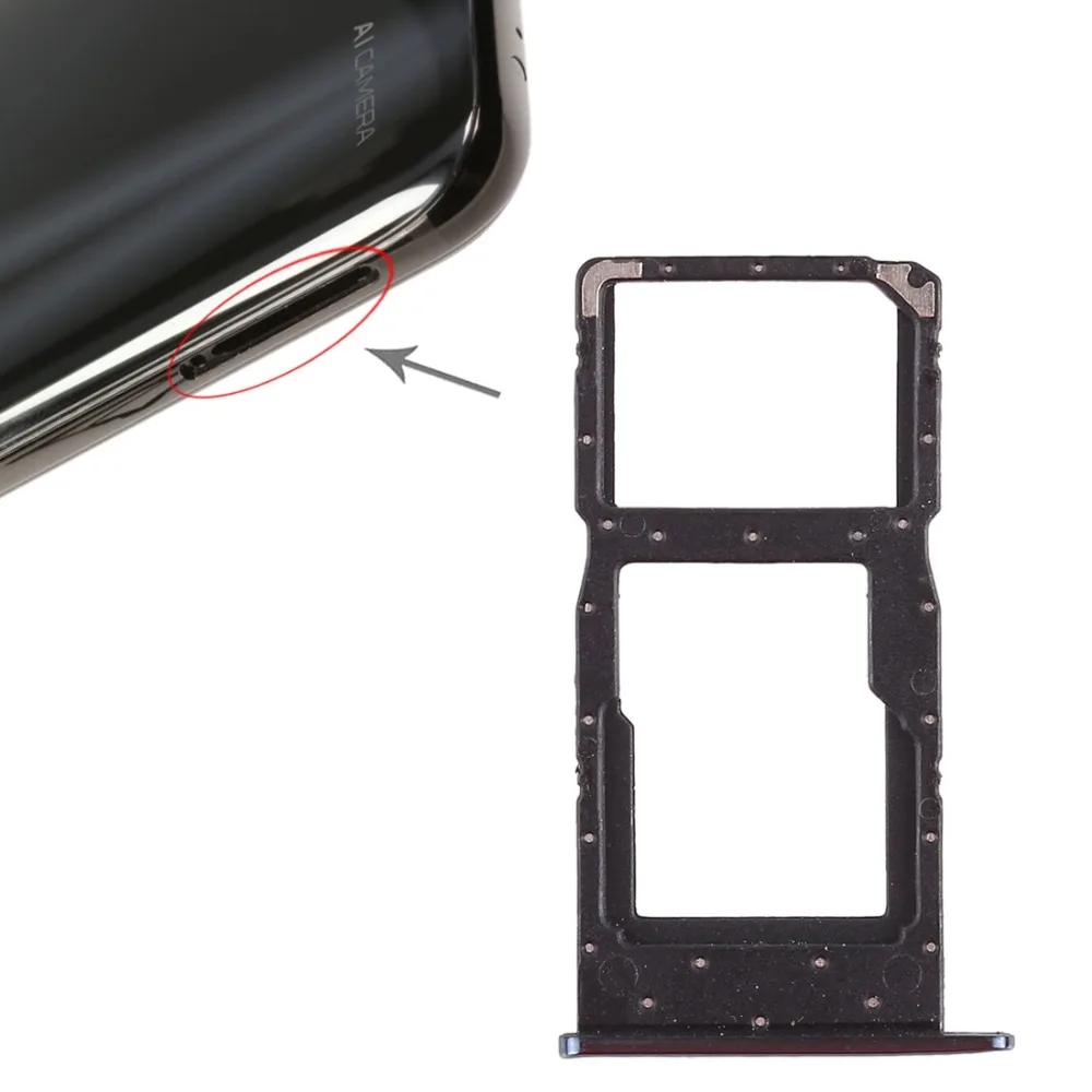 Для huawei Honor 10 Lite/P smart (2019) лоток для sim карты + микро карт SD слот Держатель Слот