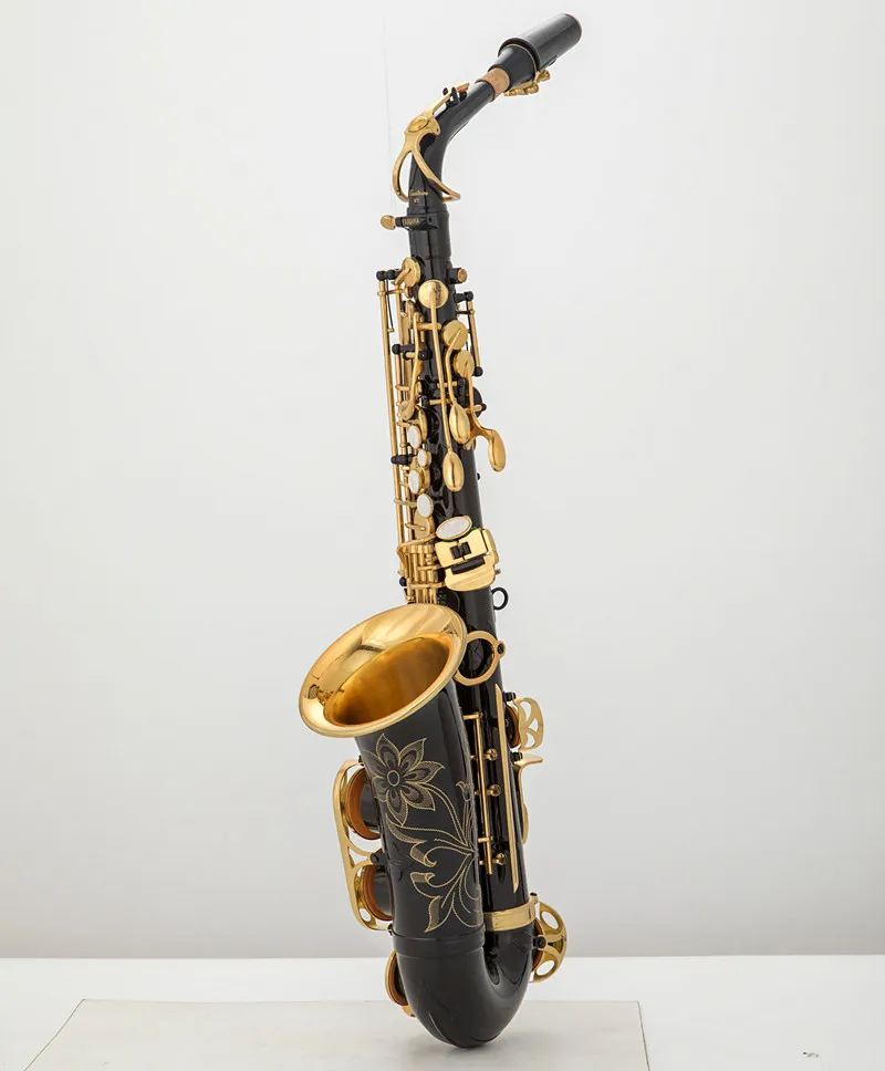 Профессиональный альт саксофон 82Z сделано в Японии золотистый с ремешком язычком