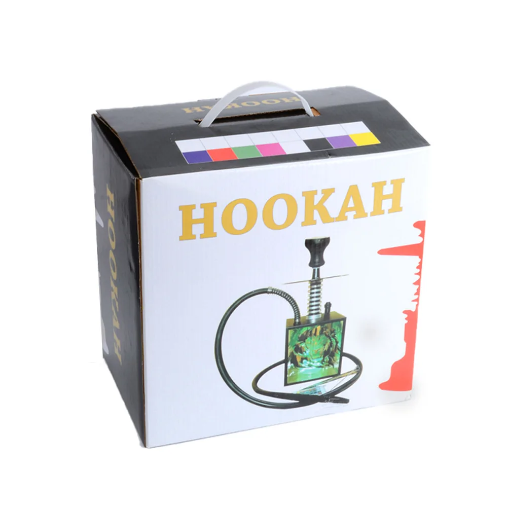 Egypt Arabian Hookah Set Tiger Pattern Bubble Pot Acrylic Portable Travel Party Hookah Smoking Accessories for Men Boss Gift enlarge