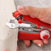3pc mini manual sewing machine sewing tools sewing cloth fabric handy needlework cordless hand held clothes best gift family