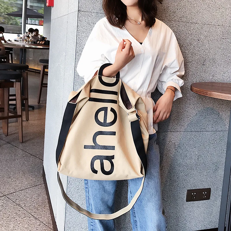 

Casual Fashion Large Capacity tote bags for women Letter Design Crossbody Shoulder Bags Shopping Bag School Bag