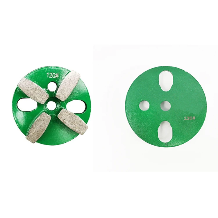 GD64 Four Magnetic Holes Blank Diamond Grinding Plate Concrete Floor Polishing Wheel Disc with Segments 12PCS | Инструменты