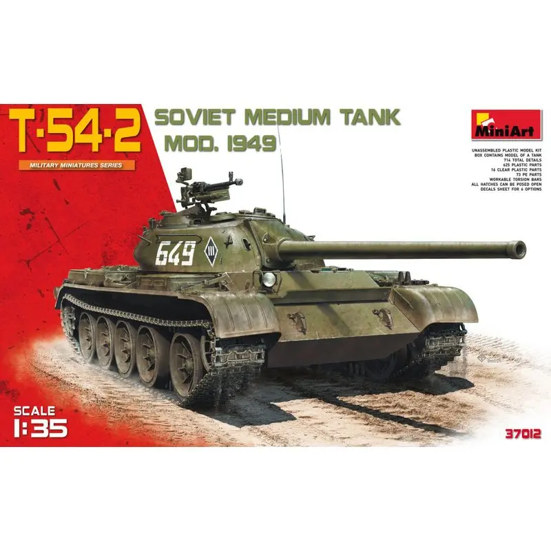 Мини арт 37012 1/35 советский средний танк фотомод. Набор моделей в масштабе 1949|Наборы