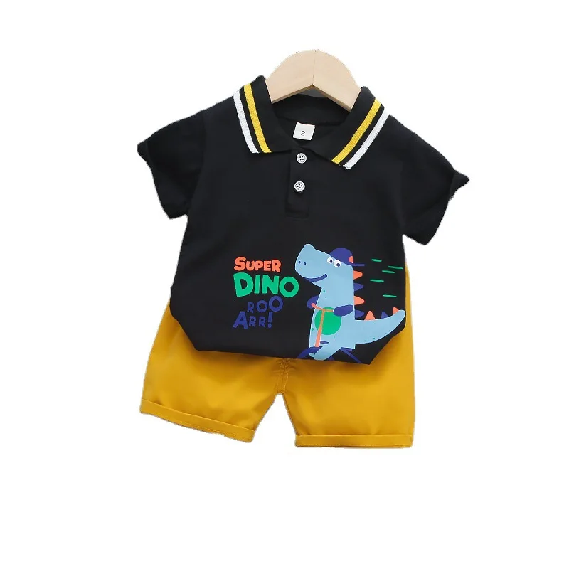 

Fashion Summer New Baby Girl Clothes Sports Children Boys Cotton T Shirt Shorts 2Pcs/sets Toddler Costume Infant Kids Tracksuits