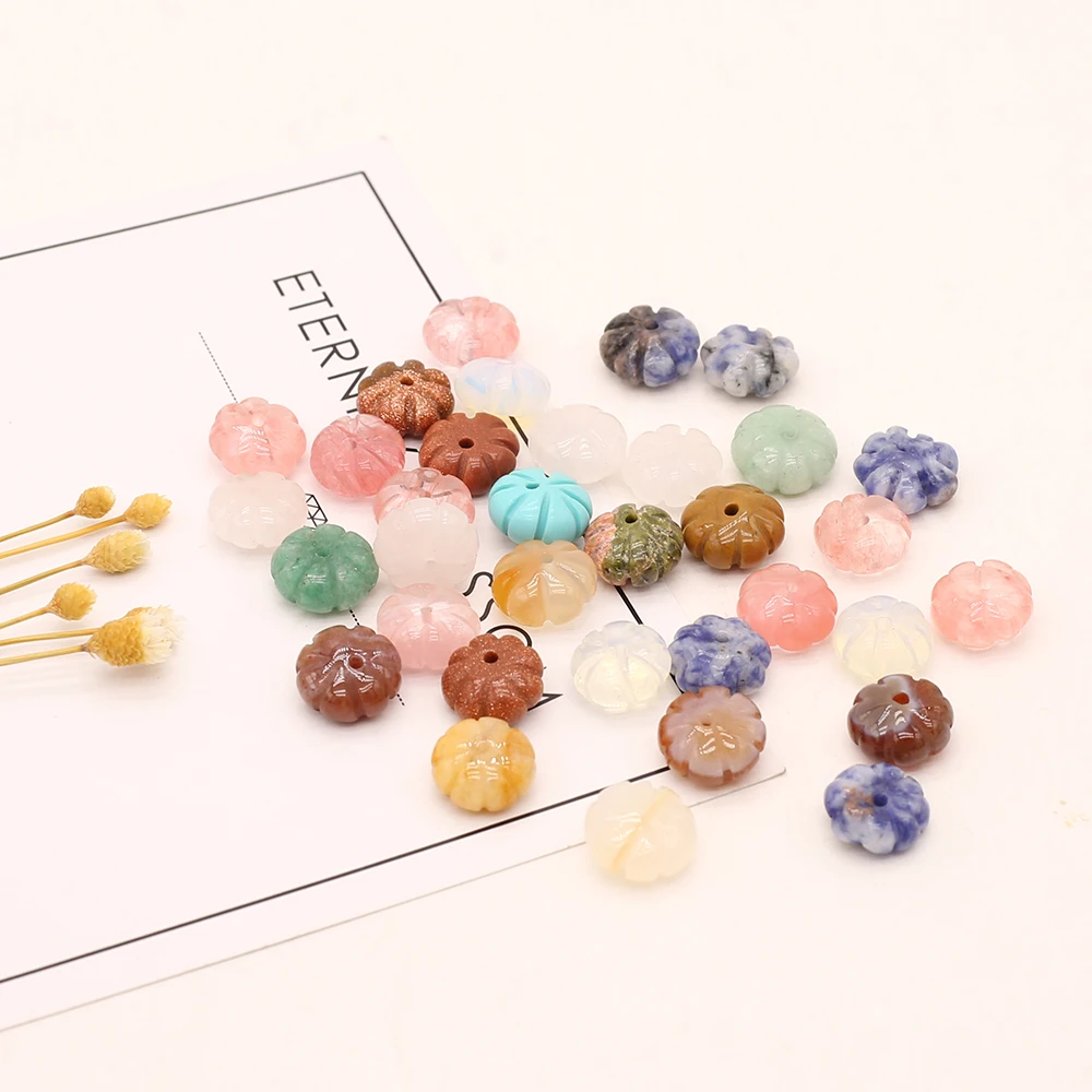 

Натуральный Полудрагоценный камень с отверстием, подвеска в форме цветка, искусственный камень для изготовления ювелирных изделий «сделай...