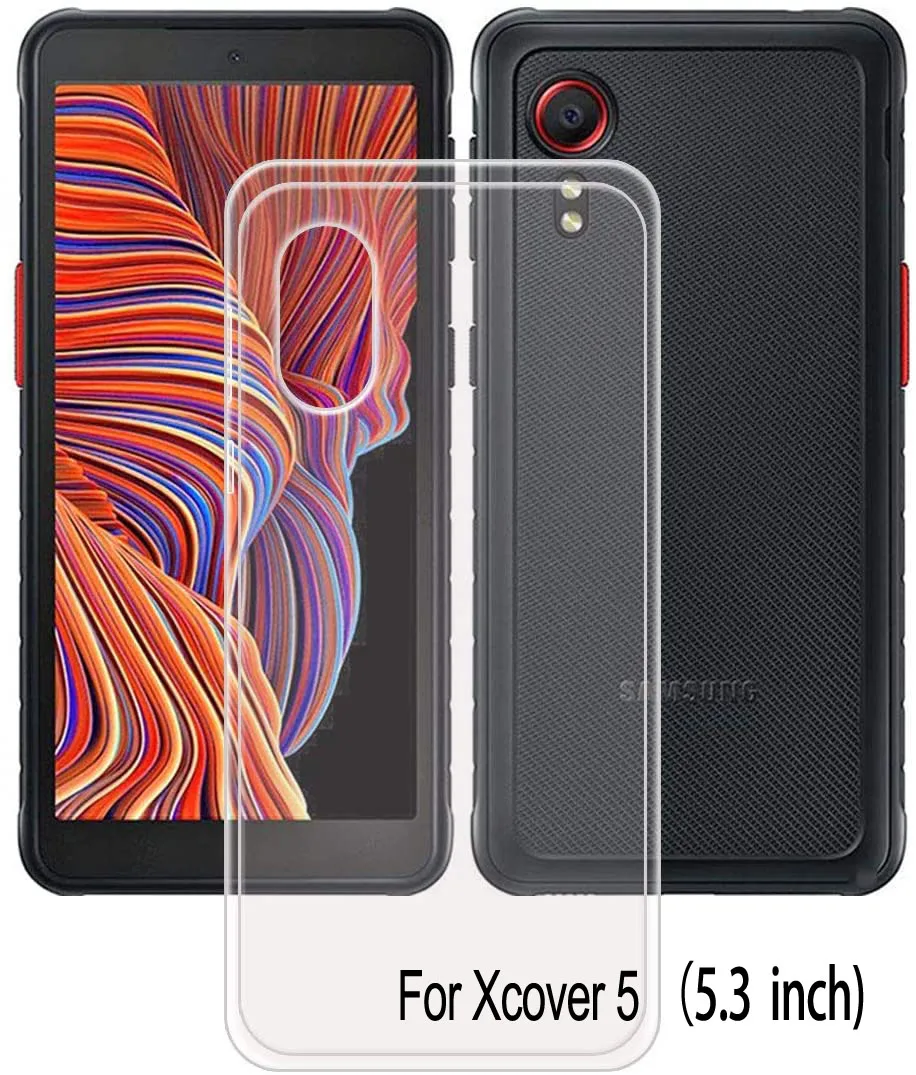 For Samsung Galaxy Xcover 5 6 Pro 4s 4 Case Ultra thin Clear Transparent Soft TPU Silicone Xcover4 G525F Xcover5 Phone Cover Bag