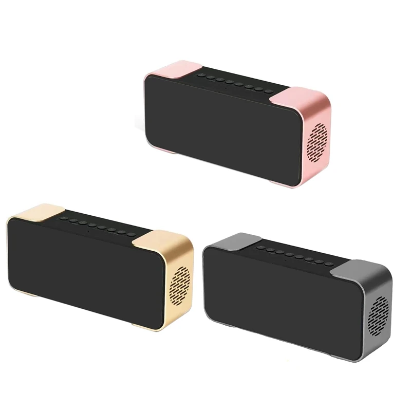 

Lenovo L022 Bluetooth 5.0 Speaker with LED Alarm Clock TAUX FM Handle