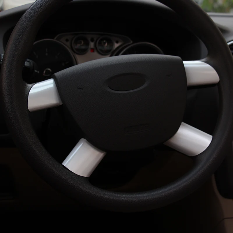 Высококачественный чехол на руль из нержавеющей стали для Ford Focus 2 MK2 2005 2011 2012 2013