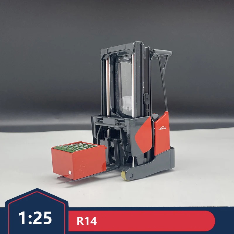 

NZG 1:25 LINDE R14 X truck electric reach forklift alloy engineering truck model #970