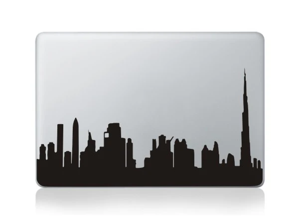 MB black-Part E (16) Забавная частичная наклейка для ноутбука Apple Macbook, наклейка Air retina Pro 11, 13, 15, черная мультяшная наклейка для компьютера, ноутбука s - Цвет: MB black-Part E (16)