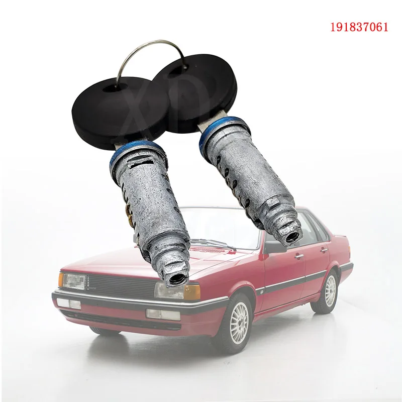 Цилиндр замка дверной ручки с ключом для Volkswagen Golf Passat Typ3 Caddy PickUp Rabbit Audi 100 200 4000 5000 Fox