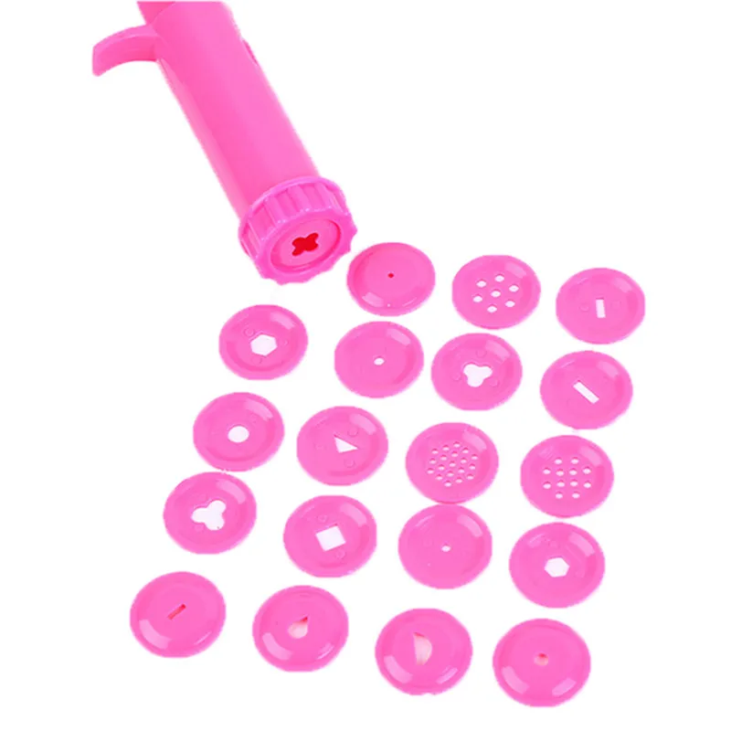 20 шт шприцы голова для игры в тесто полимерный песок Интеллектуальный пластилин