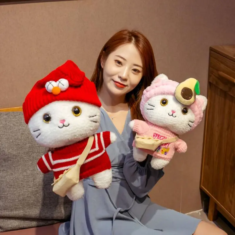 Новинка милый плюшевый Кот лалалафан мягкая плюшевая игрушка с рождественским