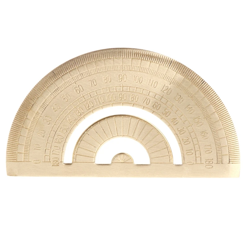 2020 Новый латунный транспортир линейка угол измерения инструмент Супер Прочный