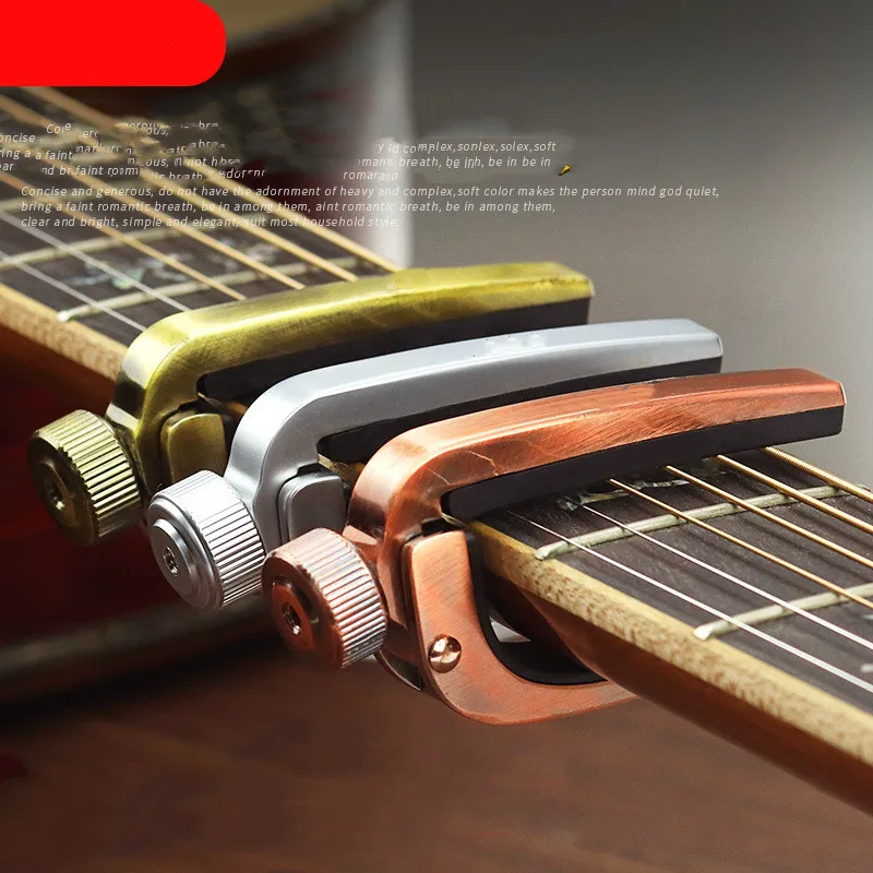 gitarre capo bass violine ukulele capotraste 3 farben metall gitarre kapodaster elektrische acoustic trigger einhand tune clamp trigger capo free glob