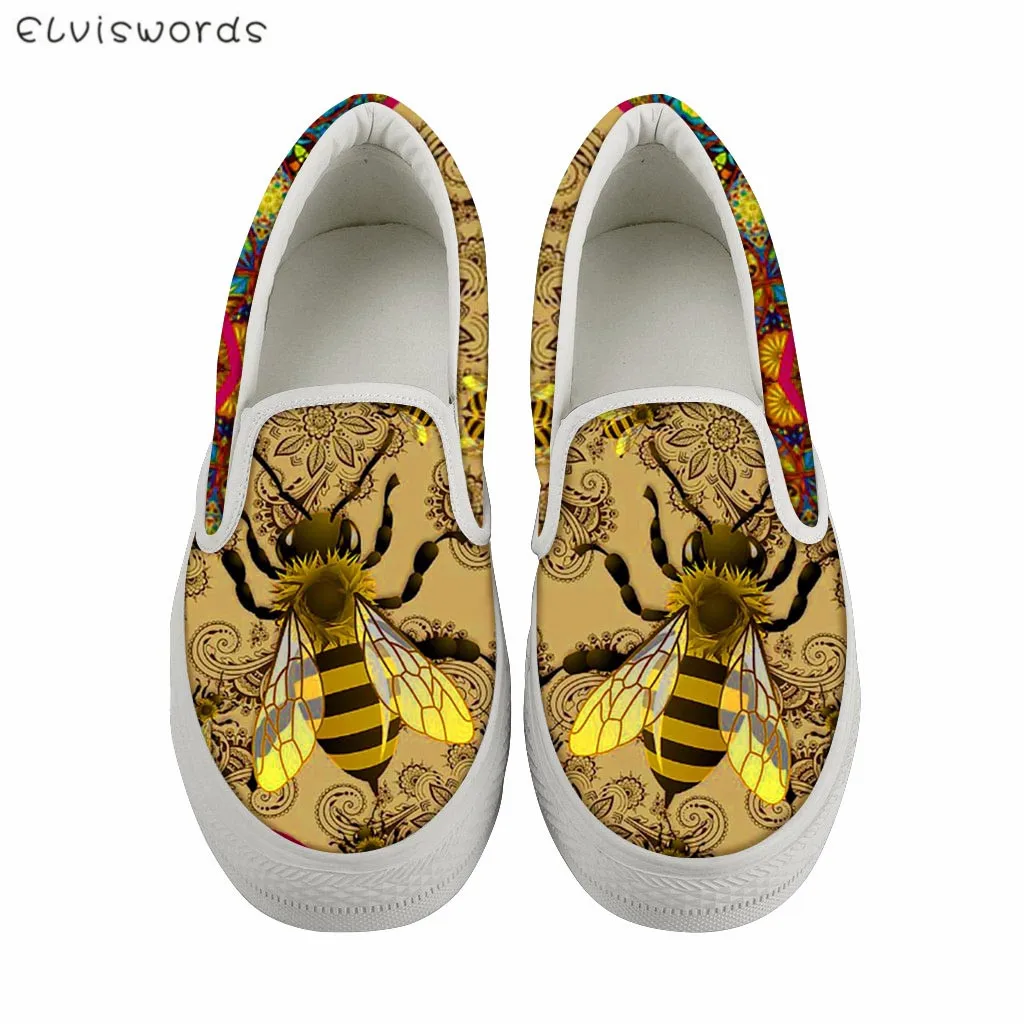 Кроссовки ELVISWORDS женские с Африканским принтом Повседневные Удобные туфли на