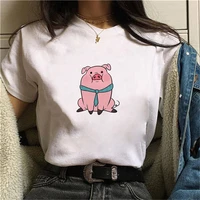 2021 oversized t shirt women summer kawaii cute pig graphic tee shirt short sleeve casual fashion aesthetic tees female clothing