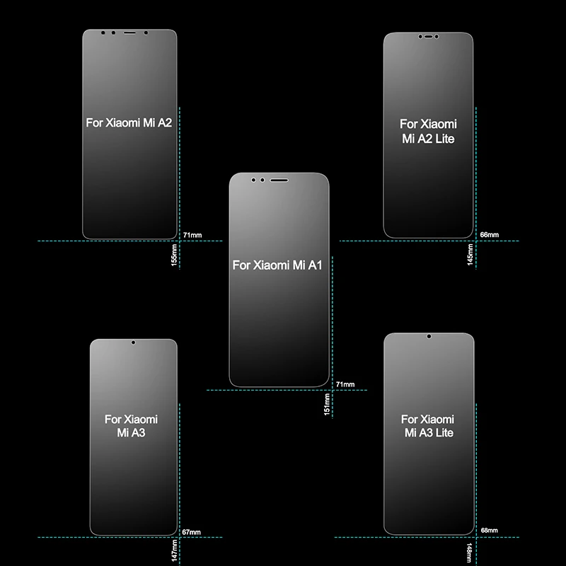 2 шт. Защитное стекло для Xiaomi Mi A2 стекло на Xiaomi Mi A2 Lite Защитное стекло для Xiaomi Mi A2 светильник защита экрана