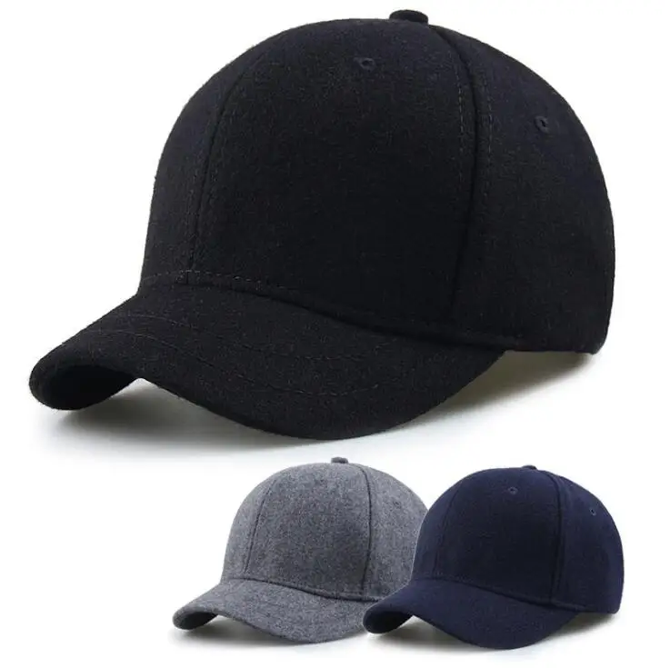 

Trendy men's and women's short-brimmed hat baseball cap winter wild warm equestrian caps