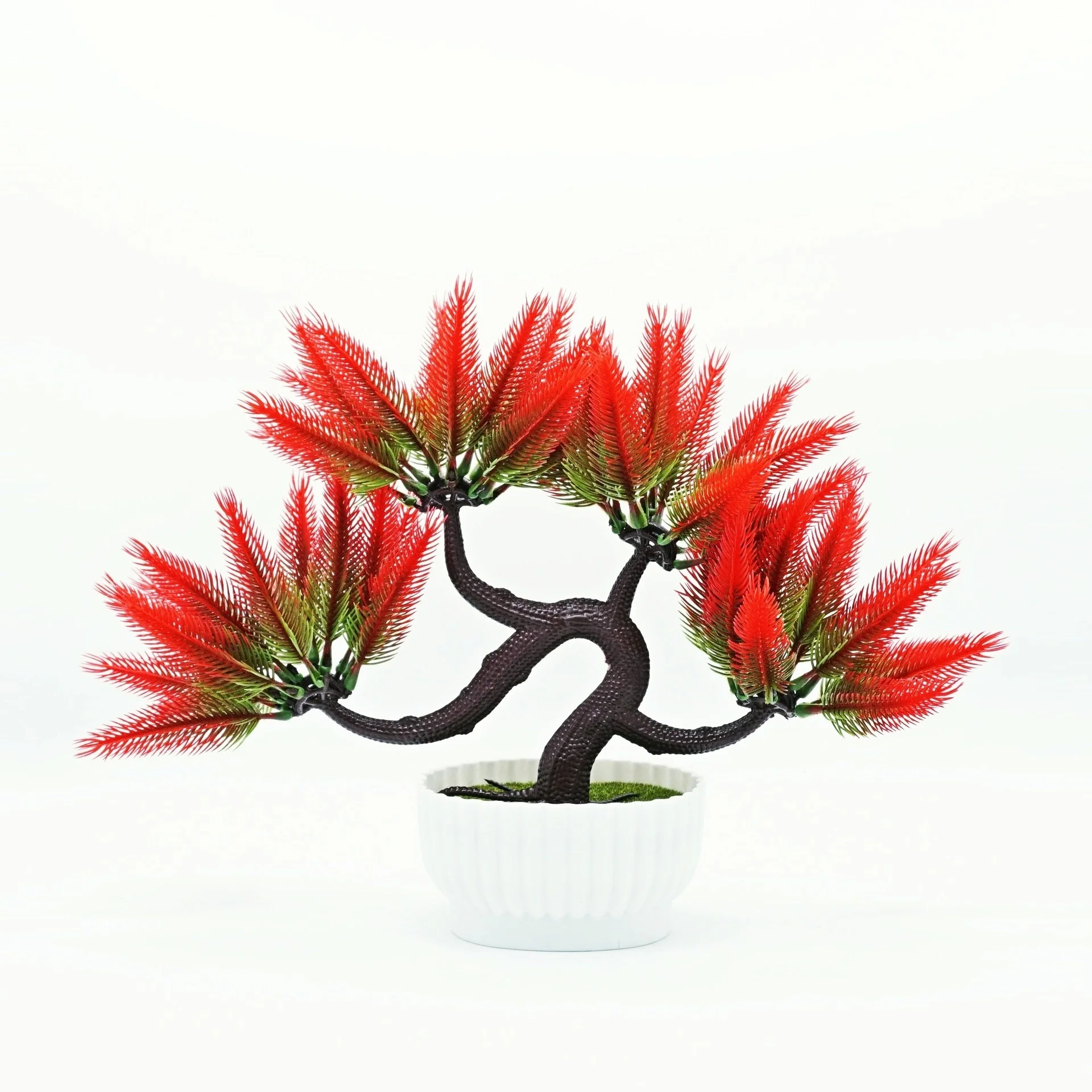 

Dragon Beard Tree Artificial Plant Potted Plant, Width 35cm, Height 25cm, Home Desk Decoration Bonsai,Garden Fake Plant Dressing