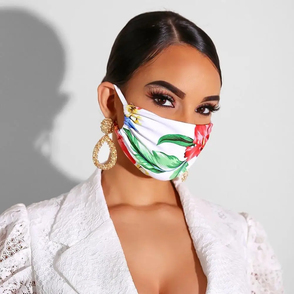 Маска в американском стиле для мужчин и женщин дышащая моющаяся хлопковая