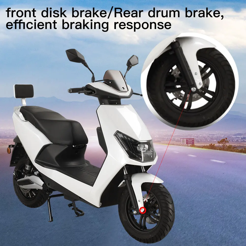 Электроскутер BENOD 2000 Вт с литиевым аккумулятором электромотоцикл 6H