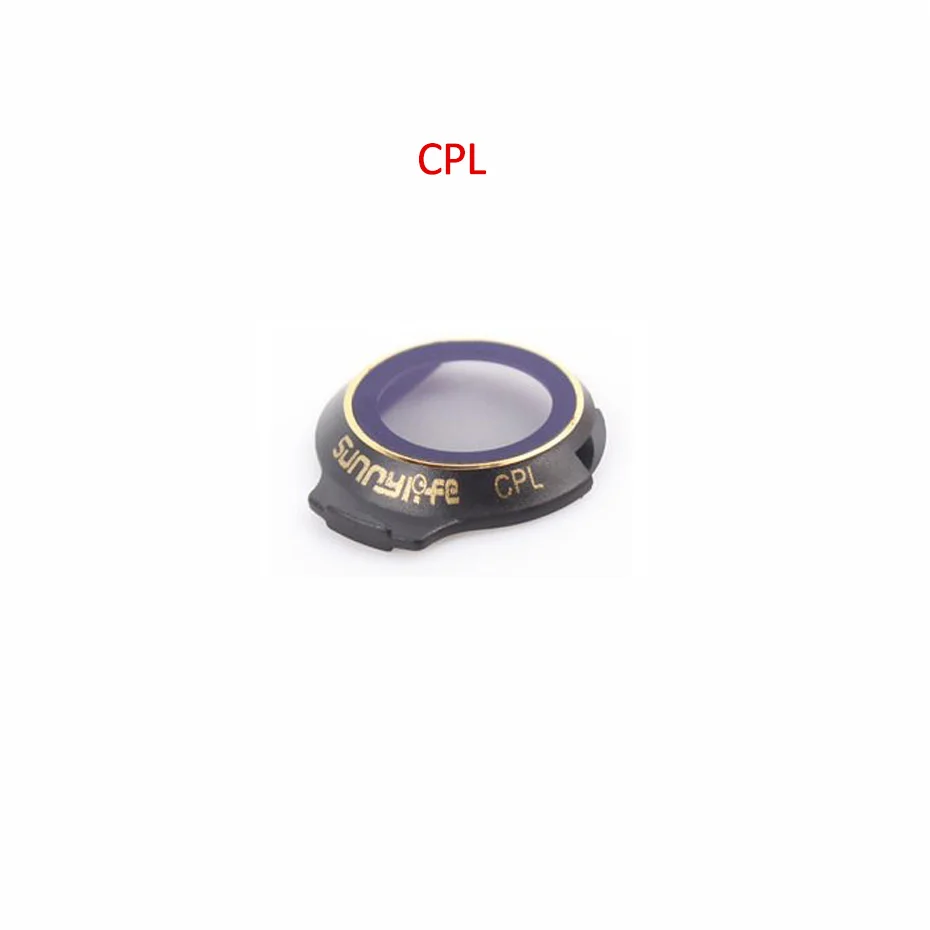CPL Sunnylife Mavic Профессиональные фильтры для объектива камеры CPL UV ND8 ND16 Полярный поляризационный фильтр нейтральной плотности для dji mavic pro - Цвет: CPL