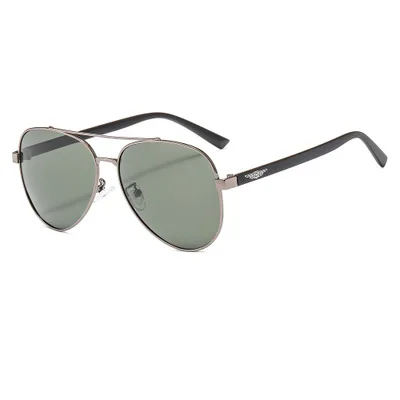 

2021 new TR90 super soft sunglasses men's fashion pilot sunglasses tide polarized sunglasses