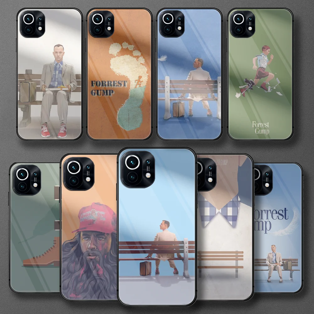 

Movie Forrest Gump Tempered Glass Phone Case For Xiaomi Mi 9 10 11 T Poco X F M 2 3 Mix4 Pro Lite Ultra Nfc Cover Cell Black