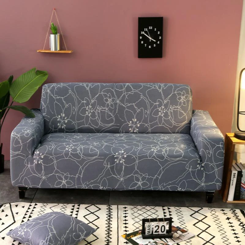 

1/2/3/4 Seater Elastic Sofa Cover Slipcovers L shape Sofa Covers For Living Room Spandex Cheap Sectional Couch Cover