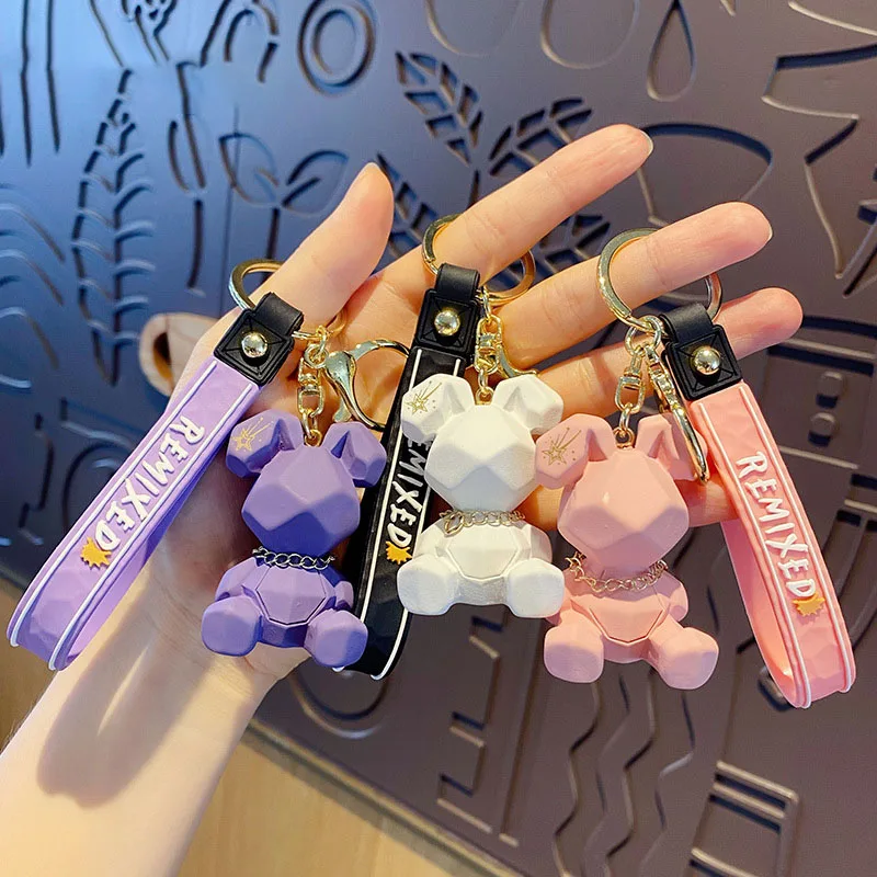 Брелок для ключей с изображением кролика животного