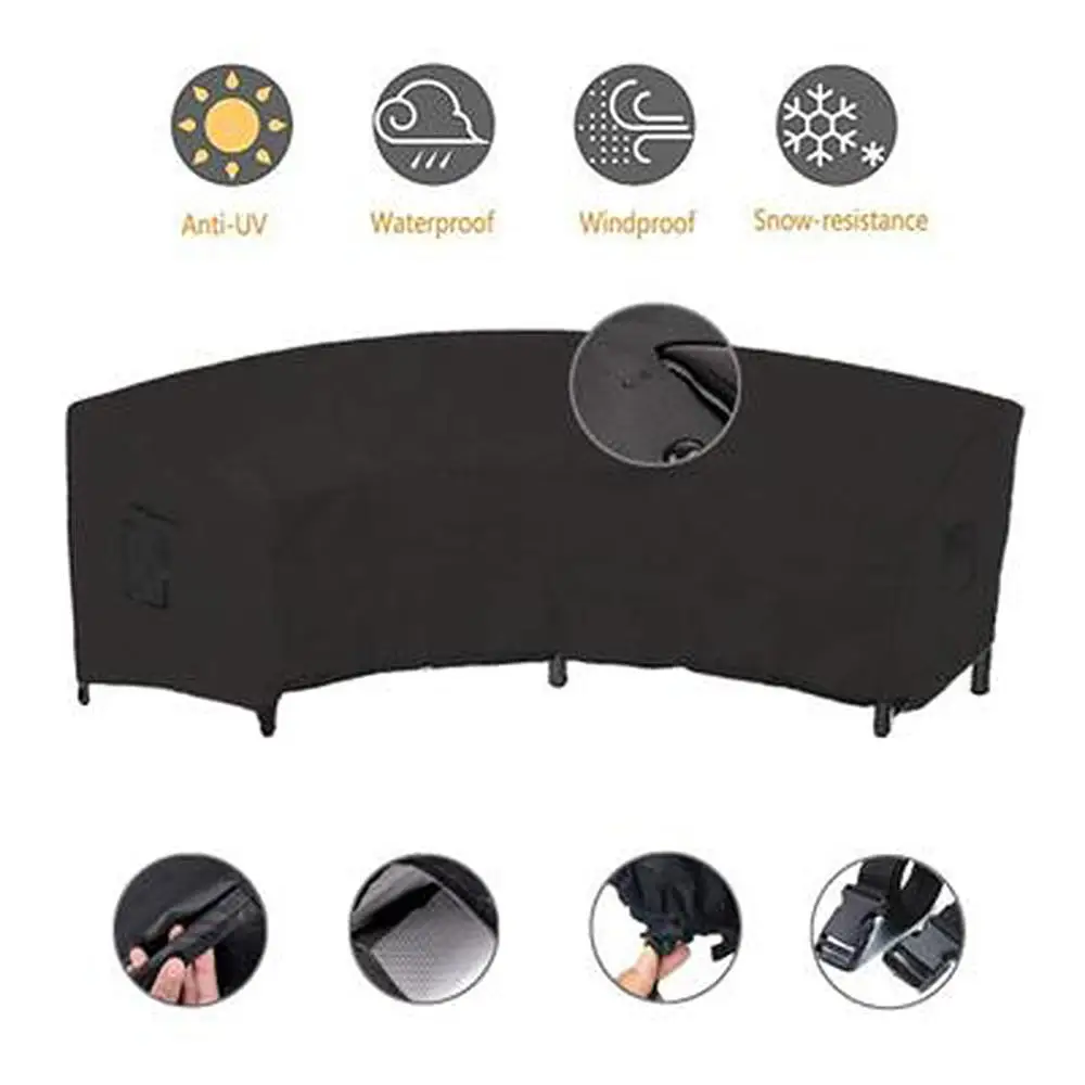 Водонепроницаемые чехлы для садовой мебели защиты от дождя снега изогнутый