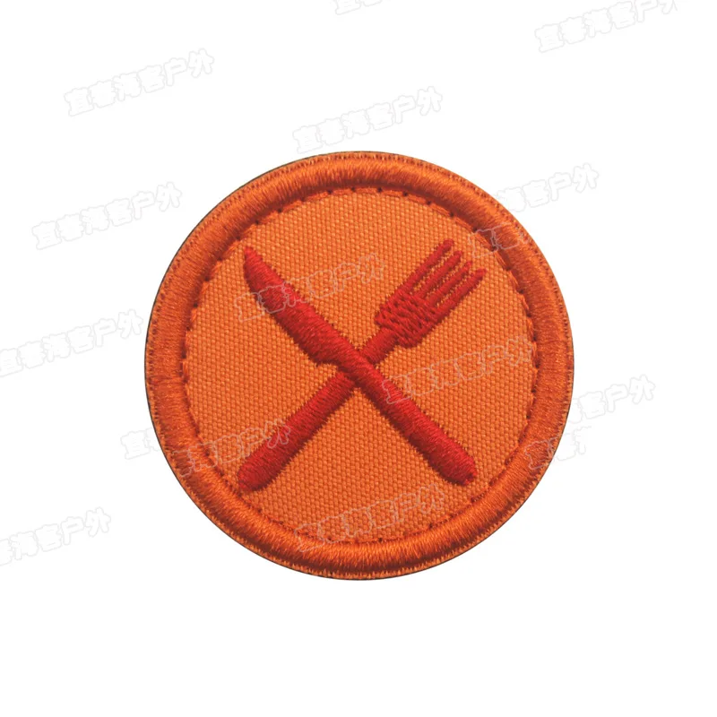 Бойскауты Вышивка Аппликации Значки Эмблемы в стиле милитари 4 см аксессуар крюк