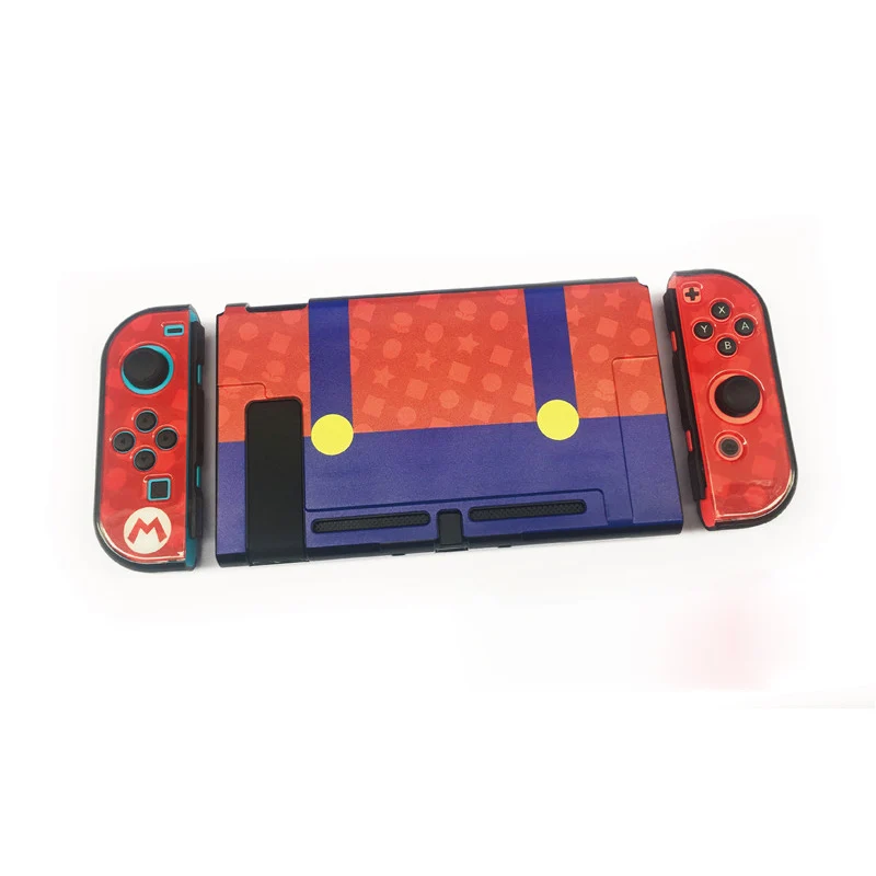 Nintendo Switch с цветным рисунком, жеская защитка закрепляемые Крышка корпуса чехол для Nintend NS консолью коммутатора& Joy-Con для Nintendo Switch - Цвет: A079