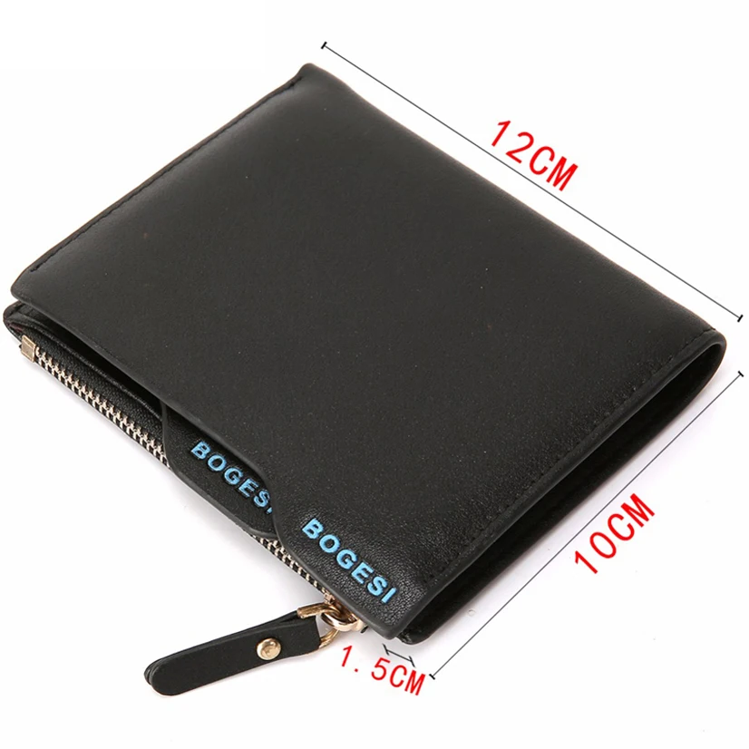Мужской бумажник искусственная кожа держатель для кредитных карт деловой зажим