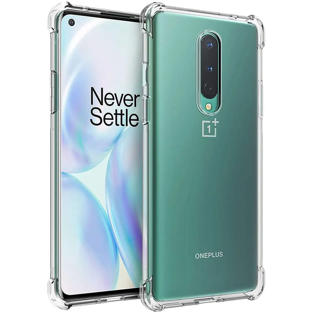 Прозрачный чехол с защитой от падения для Oneplus 8 T 9 One Plus Pro 7 7T 6 Nord N10 N100 5G