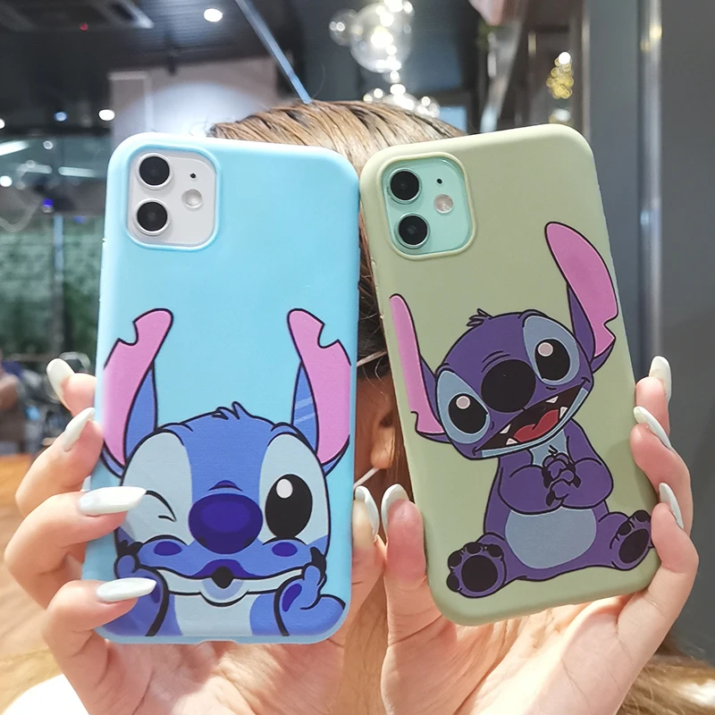 Чехол для телефона с мультяшной мышкой Марвел Samsung Galaxy Note 10 9 8 Plus Stitch матированные