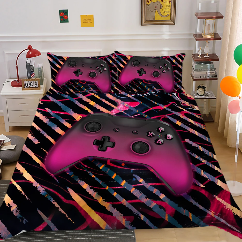 

3D Game Handle Bedding Sets Luxury Duvet Cover Set Boys Bedclothes Creative Bed Set Home Textile