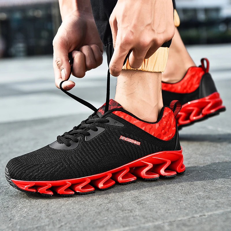 

2021 Men Sneakers Breathable Running Shoes Light Outdoor Sports Blade Male Sneakers Gym Mens Shoes Zapatos De Mujer Zapatillas