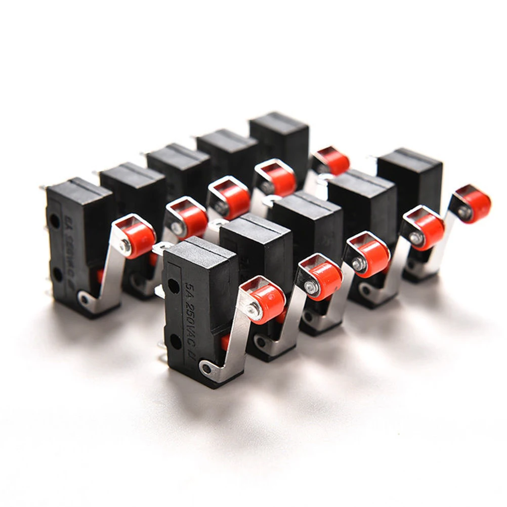 10 шт./компл. мини 3-контактный тактовый выключатель KW12-3 5A 250V круглый Ручка часы