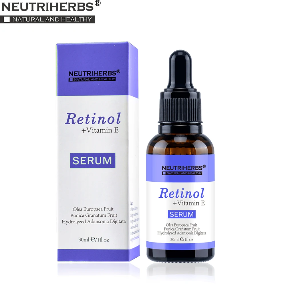 

Neutriherbs Retinol Serum Face Facial Vitamin A Anti Wrinkle Serum with Vitamin E Skincare Remove Dark Spots Collagen 30ml