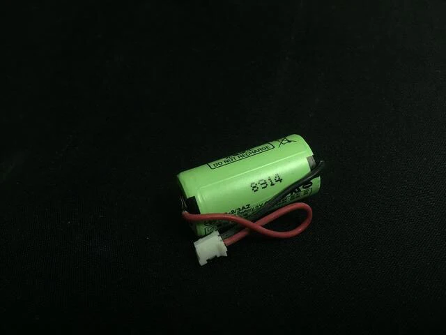 6 шт. оригинальная новинка Φ/3AZ 3V литиевая батарея PLC с белым разъемом