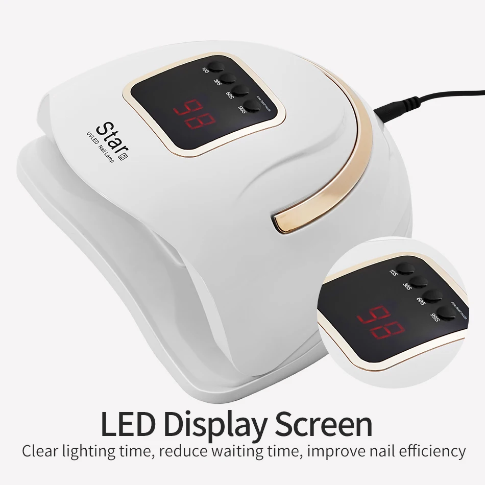 ROHWXY Star 2 на гвозде лампа 72 Вт Сушилка для ногтей профессиональный uv led льдинка