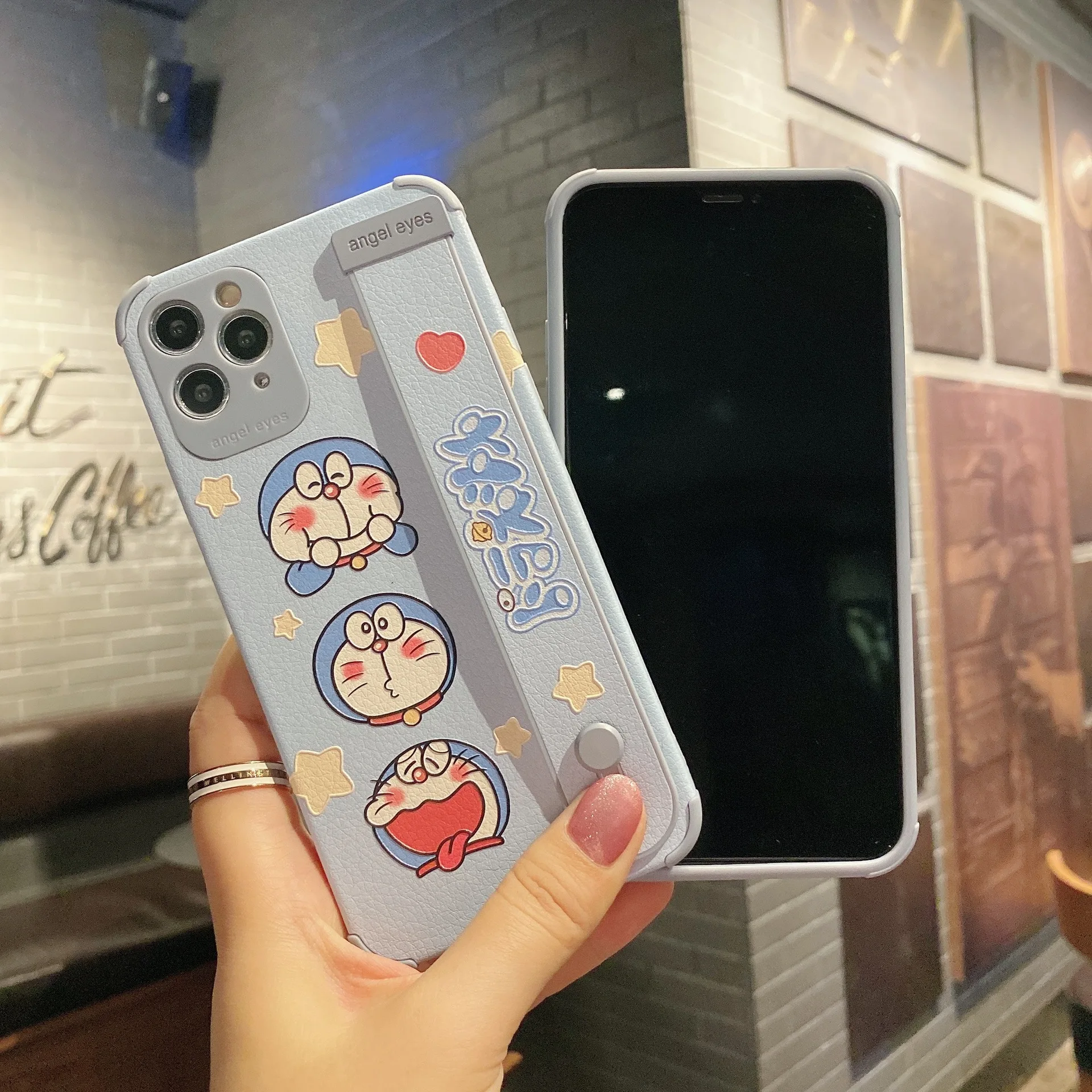 

tape Cute cartoon 3D Doraemon phone case For iPhone 12 Pro Max Mini 11 Pro X XR XS MAX 8 7 Plus SE 2020 xiaomi back cover case