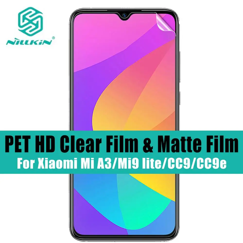 2 шт./лот NILLKIN для Xiaomi Mi A3 защита экрана HD супер прозрачная Матовая Антибликовая