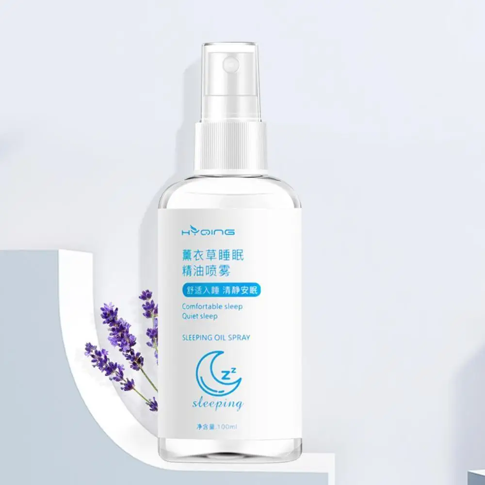 

Lavender Pillow Sleeping Spray Sleeping Aid Essential Soothe Body Mind Oil J8P5