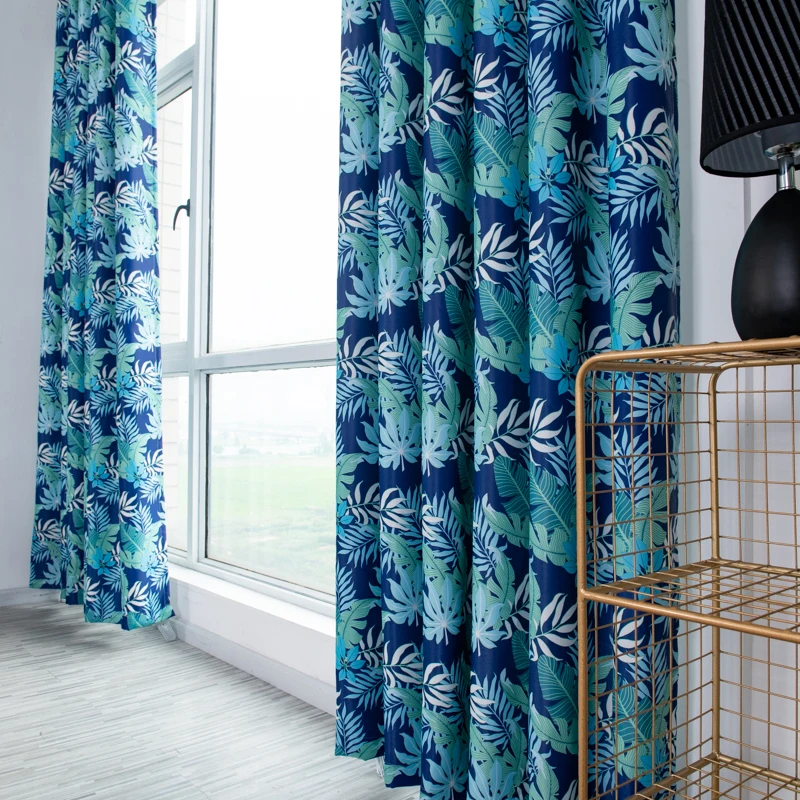 Современные затемненные занавески многоцветная Мода для гостиной спальни