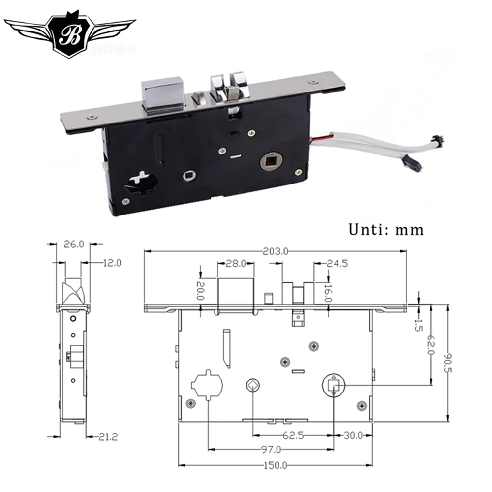 Умный замок безопасности с WiFi APP пароль устройство чтения RFID дверь из